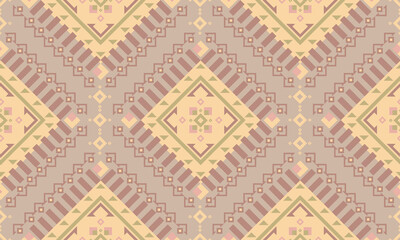 Diamonds Seamless Texture Design with warm golden and mauve tones