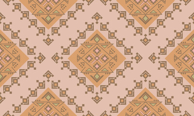 Weave Geometric Grid Seamless Pattern