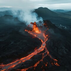 fire in the mountains