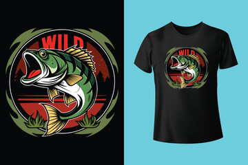 Fishing t-shirt design, Fishing vintage t-shirt , vintage fishing t-shirt graphic illustration, Fishing vector