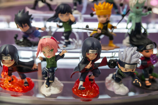 Itachi Uchiha, Kakashi Hatake, and Sakura Figures in Pop Mart, Shanghai