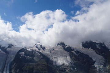 Panoramic mountains view 