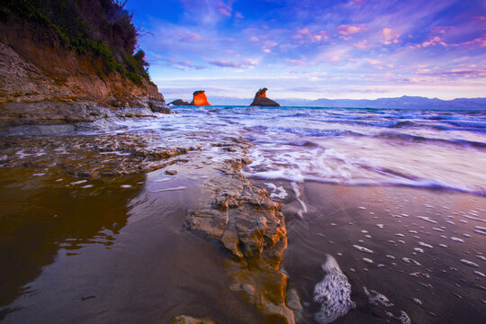wonderful summer view, spectacular nature scene in Greece, Corfu island, Sidari resort, canal D Amour, Greece, Europe ...exclusive - this image is sell only on Adobe stock