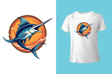 fishing t-shirt design template
