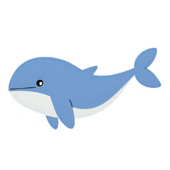 Obraz premium cartoon shark vector illustration