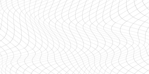 Abstract Wavy Geometric Grid Lines Background – Minimalist Optical Pattern Design