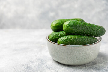 Cucumber on wooden background. Slice of cucumber on background. Fresh organic green cucumbers...