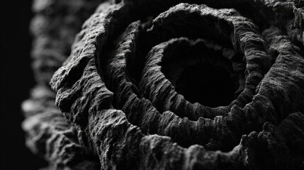 Abstract Black And White Organic Texture