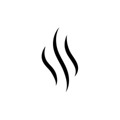 Steam or aroma smell icon