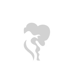 Cartoon smoke clouds comic vector illustration 