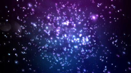 Abstract background of bubbles. Abstract background