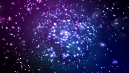 Abstract background of bubbles. Abstract background