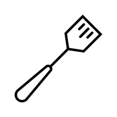 Spatula Icon. Kitchen Cooking Utensil Spatula Illustration. Kitchen Accessory. EPS10.