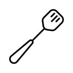 Spatula Icon. Kitchen Cooking Utensil Spatula Illustration. Kitchen Accessory. EPS10.