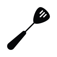 Spatula Icon. Kitchen Cooking Utensil Spatula Illustration. Kitchen Accessory. EPS10.