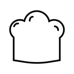 Chef Hat Icon. Restaurant Chef Hat Illustration. Professional Chef. Skilled Kitchen Chef Symbol.