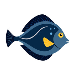 John Dory  fish vector illustration perfect for posters, icon, t-shirts, cards, wall art prints and ai design.