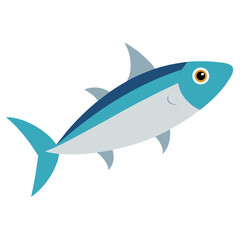 Fototapeta premium Herring fish vector illustration perfect for posters, icon, t-shirts, cards, wall art prints and ai design.