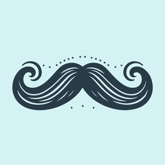 mustache vector illustration 