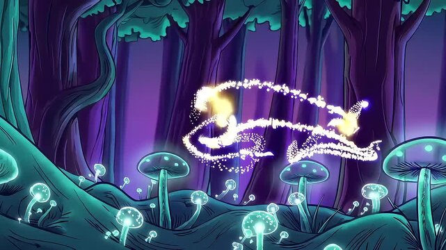 Abstract blue vector background with a floral pattern, perfect for a vintage music party illustration