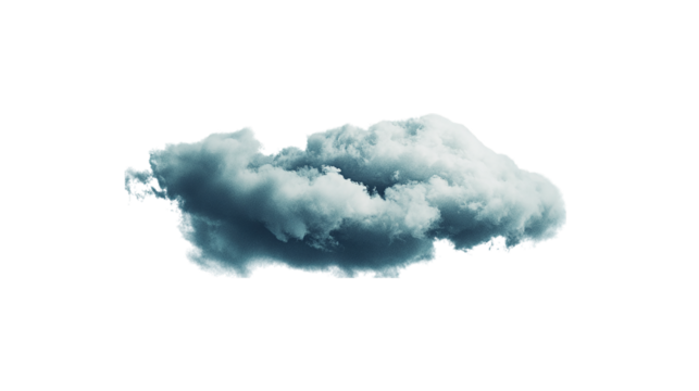 cloud isolated on transparent background - Powered by Adobe