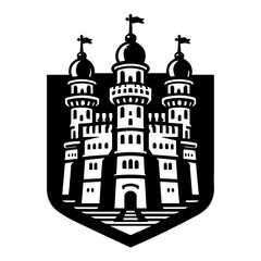 Castle Fortress Emblem