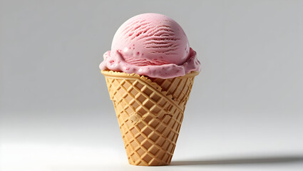 Ice Cream Cone isolated on transparent background  