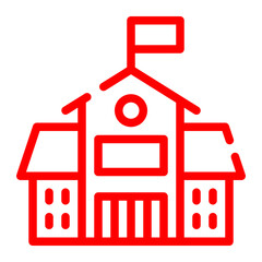 school building icon