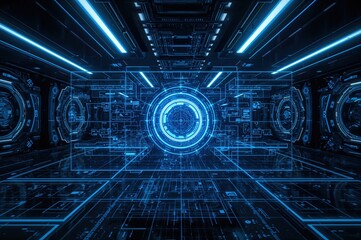 AI speed stream with futuristic lines and glowing tech trails for use in technology concepts, app backgrounds, or visual identity design

