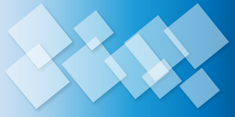 Abstract modern blue background with gradient colors and stylish line and square decorations for business presentation design. Abstract Blue Cube square, light and shade creative Background.
