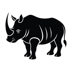 Fototapeta premium rhino vector illustration