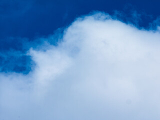 Blue sky with clouds background texture. Sky scape.
