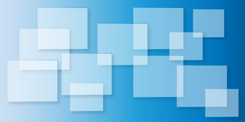 Blue background Abstract Geometric pattern light. material in triangle diamond and blue squares shapes. Blue technology square business background with motion gradient blue light effect. colorful wall