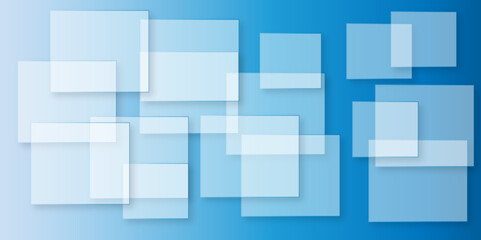 Blue background Abstract Geometric pattern light. material in triangle diamond and blue squares shapes. Blue technology square business background with motion gradient blue light effect. colorful wall