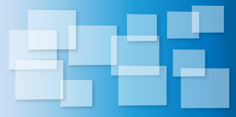 Blue background Abstract Geometric pattern light. material in triangle diamond and blue squares shapes. Blue technology square business background with motion gradient blue light effect. colorful wall