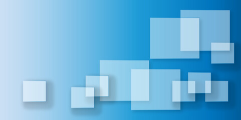 Blue background Abstract Geometric pattern light. material in triangle diamond and blue squares shapes. Blue technology square business background with motion gradient blue light effect. colorful wall