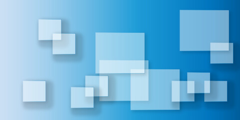 Blue background Abstract Geometric pattern light. material in triangle diamond and blue squares shapes. Blue technology square business background with motion gradient blue light effect. colorful wall