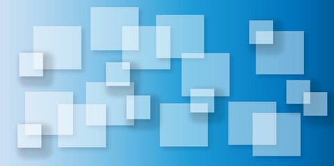 Blue background Abstract Geometric pattern light. material in triangle diamond and blue squares shapes. Blue technology square business background with motion gradient blue light effect. colorful wall