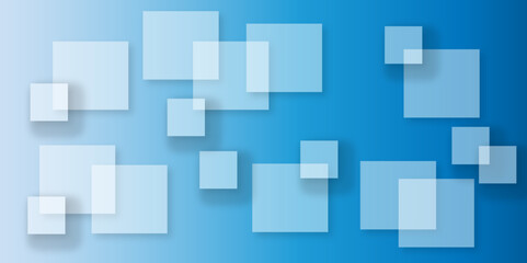 Blue background Abstract Geometric pattern light. material in triangle diamond and blue squares shapes. Blue technology square business background with motion gradient blue light effect. colorful wall