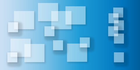 Blue background Abstract Geometric pattern light. material in triangle diamond and blue squares shapes. Blue technology square business background with motion gradient blue light effect. colorful wall