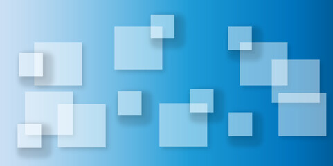 Blue background Abstract Geometric pattern light. material in triangle diamond and blue squares shapes. Blue technology square business background with motion gradient blue light effect. colorful wall