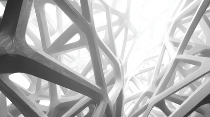 Abstract Geometric Metal Framework Structure