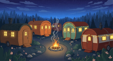 Trailer Park Campfire