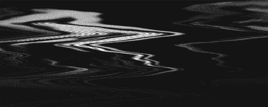 Glitch background. VHS grunge texture with noise effect and pixelation. Analog video digital errors. Retro pixel backdrop. Vector illustration.