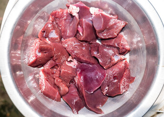 A traditional Bengali dish, known as Goat Liver Curry or mutton "mete chorchori". Goat or mutton liver is most nutritionally dense foods on the planet, providing vitamin B12, vitamin A, iron, zinc. 