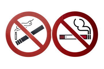 No smoking no vaping prohibition sign on AI Generated by PNG