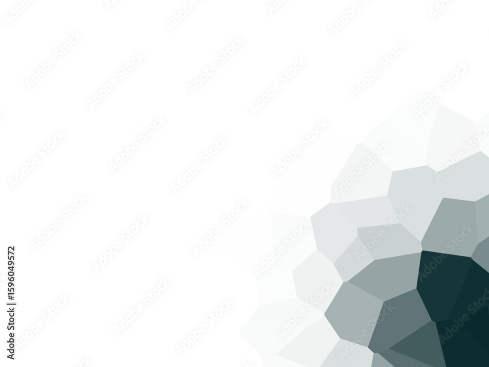 Wall mural abstract polygonal dark teal background design with geometric shapes pattern