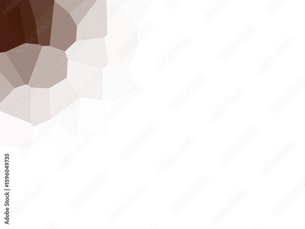 Fototapete abstract low poly rendering of geometric shapes in red black and brown