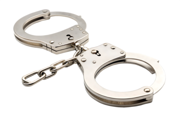 Opened Handcuffs. on AI generated by PNG