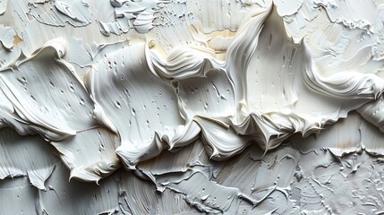 Textured Plaster: Abstract Art Featuring Organic Forms & Grainy Detail
